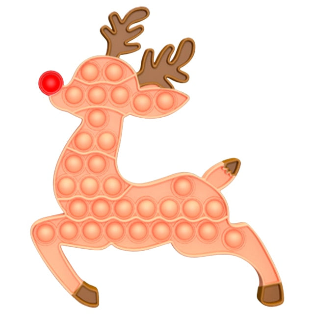 Push Toy Sensory Round Fidget Toy Stress Reliever Toys Push Bubble Toy Stress Reliever Push Color  Fidget Bubble