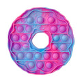 Push Toy Sensory Round Fidget Toy Stress Reliever Toys Push Bubble Toy Stress Reliever Push Color  Fidget Bubble