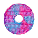 Push Toy Sensory Round Fidget Toy Stress Reliever Toys Push Bubble Toy Stress Reliever Push Color  Fidget Bubble