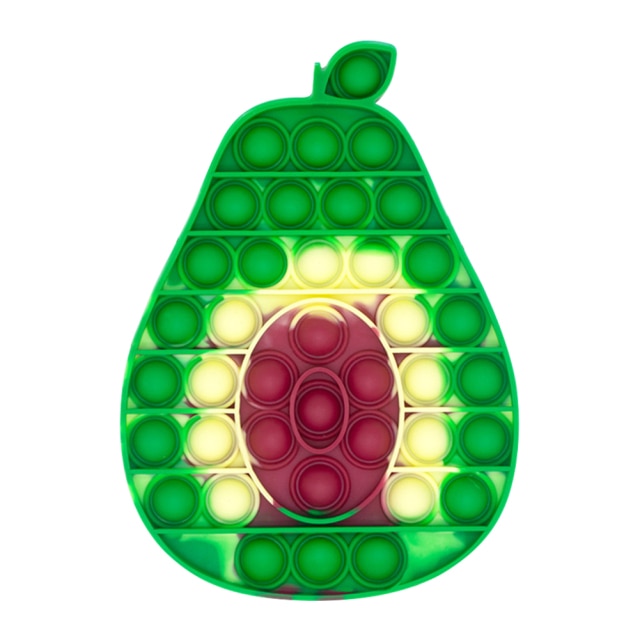 Push Toy Sensory Round Fidget Toy Stress Reliever Toys Push Bubble Toy Stress Reliever Push Color  Fidget Bubble