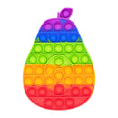 Push Toy Sensory Round Fidget Toy Stress Reliever Toys Push Bubble Toy Stress Reliever Push Color  Fidget Bubble