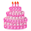 Push Toy Sensory Round Fidget Toy Stress Reliever Toys Push Bubble Toy Stress Reliever Push Color  Fidget Bubble