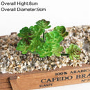 Green Artificial Succulents Plants Home Garden Bedroom Balcony Desktop Table Mini Bonsai Wedding Party Decoration Fake Plants