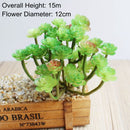 Green Artificial Succulents Plants Home Garden Bedroom Balcony Desktop Table Mini Bonsai Wedding Party Decoration Fake Plants