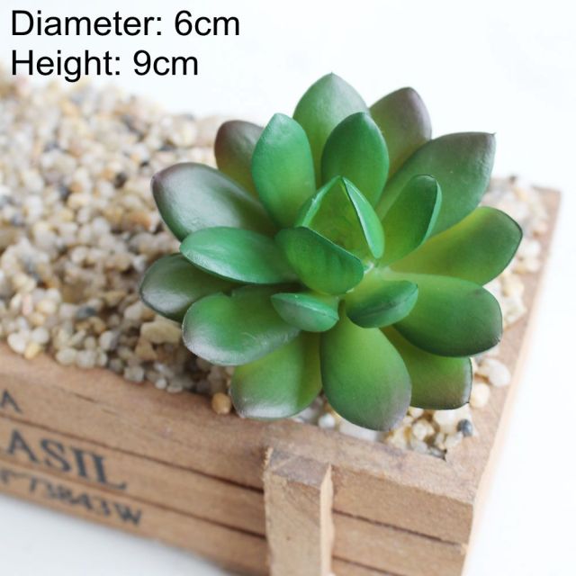 Green Artificial Succulents Plants Home Garden Bedroom Balcony Desktop Table Mini Bonsai Wedding Party Decoration Fake Plants