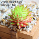 Green Artificial Succulents Plants Home Garden Bedroom Balcony Desktop Table Mini Bonsai Wedding Party Decoration Fake Plants