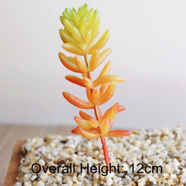 Green Artificial Succulents Plants Home Garden Bedroom Balcony Desktop Table Mini Bonsai Wedding Party Decoration Fake Plants