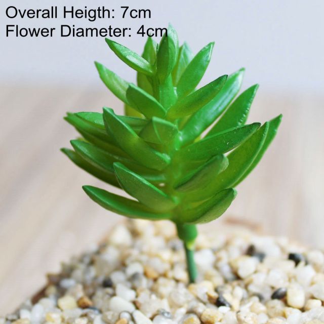 Green Artificial Succulents Plants Home Garden Bedroom Balcony Desktop Table Mini Bonsai Wedding Party Decoration Fake Plants