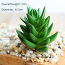 Green Artificial Succulents Plants Home Garden Bedroom Balcony Desktop Table Mini Bonsai Wedding Party Decoration Fake Plants