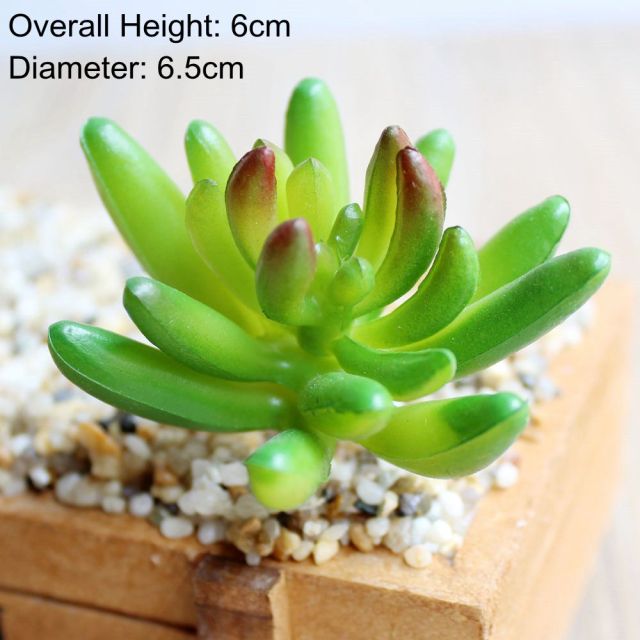 Green Artificial Succulents Plants Home Garden Bedroom Balcony Desktop Table Mini Bonsai Wedding Party Decoration Fake Plants