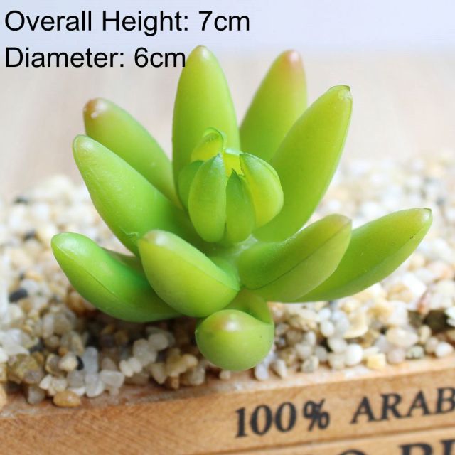 Green Artificial Succulents Plants Home Garden Bedroom Balcony Desktop Table Mini Bonsai Wedding Party Decoration Fake Plants