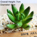 Green Artificial Succulents Plants Home Garden Bedroom Balcony Desktop Table Mini Bonsai Wedding Party Decoration Fake Plants