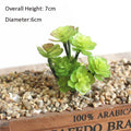 Green Artificial Succulents Plants Home Garden Bedroom Balcony Desktop Table Mini Bonsai Wedding Party Decoration Fake Plants