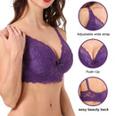 Plus Size Bra Sexy Bralette Crop Top Underwear Push Up Strapless Bra BH Lace Female Bra Lingerie Brassiere