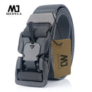 MEDYLA Official Genuine Tactical Belt Quick Release Magnetic Buckle Military Belt Soft Real Nylon Sports Accessories MN057