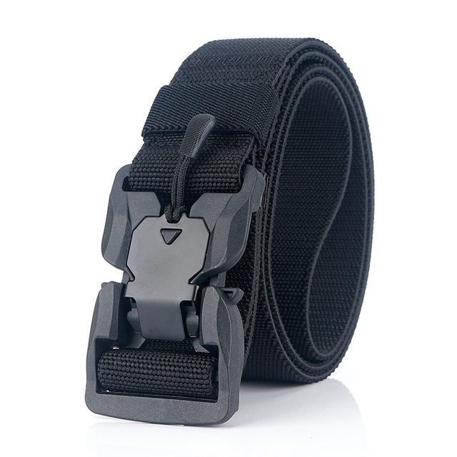 MEDYLA Official Genuine Tactical Belt Quick Release Magnetic Buckle Military Belt Soft Real Nylon Sports Accessories MN057