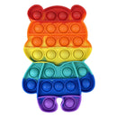 New Fidget Toys Antistress Toys Push Bubble Silicone for Children Adult Stress Reliever Squeeze Board Fidget Game frete grátis