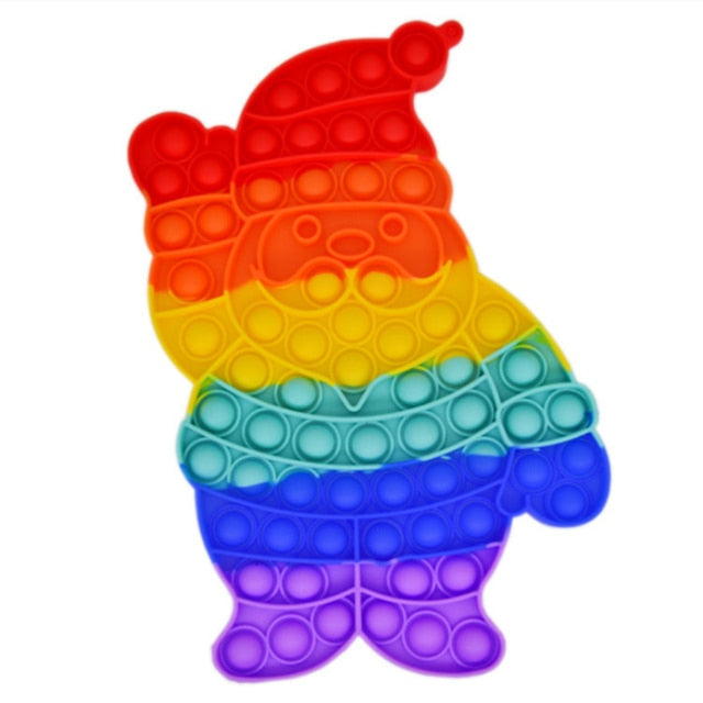 Simple Dimple Fidget Sensory Toy Set Stress Relief Toy Autism Anxiety Relief Stress Pop Bubble Fidget Sensory Toy For Kids Adult