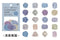40pcs/1lot Kawaii Stationery Stickers Vintage fire paint Diary Planner Decorative Mobile Stickers Scrapbooking DIY Craft Sticker