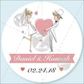 Customized Wedding Stickers, Invitations Seals, Favors  Labels, Add Your Logo, Picture, Text, Personalised, Custom Stickers, 100