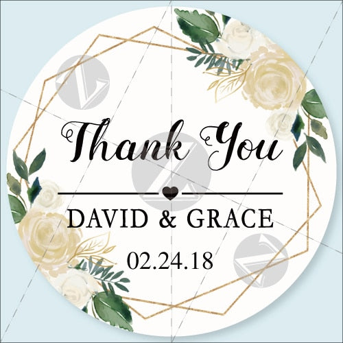 Customized Wedding Stickers, Invitations Seals, Favors  Labels, Add Your Logo, Picture, Text, Personalised, Custom Stickers, 100
