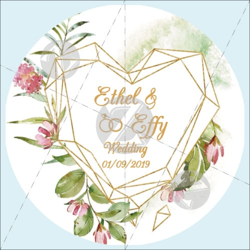 Customized Wedding Stickers, Invitations Seals, Favors  Labels, Add Your Logo, Picture, Text, Personalised, Custom Stickers, 100