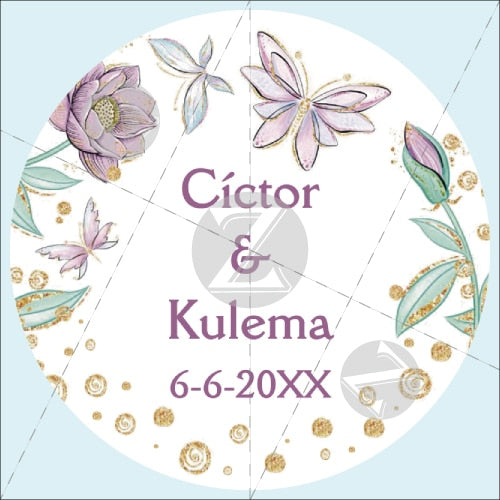 Customized Wedding Stickers, Invitations Seals, Favors  Labels, Add Your Logo, Picture, Text, Personalised, Custom Stickers, 100