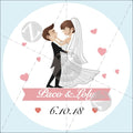 Customized Wedding Stickers, Invitations Seals, Favors  Labels, Add Your Logo, Picture, Text, Personalised, Custom Stickers, 100