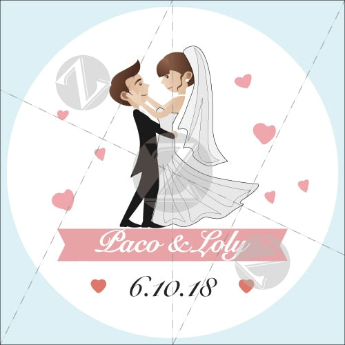 Customized Wedding Stickers, Invitations Seals, Favors  Labels, Add Your Logo, Picture, Text, Personalised, Custom Stickers, 100