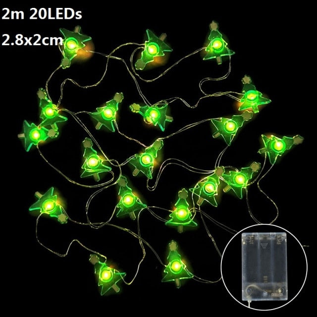 1.5m 10Led Halloween Pumpkin Ghost Skeletons Bat Spider Led Light String Festival Bar Home Party Decor Christmas Ornament