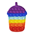 Anti-stress Fidget Toys Rainbow Push Bubble Antistress Toys Adult Children Sensory Toy To Relieve Autism Dropshipping