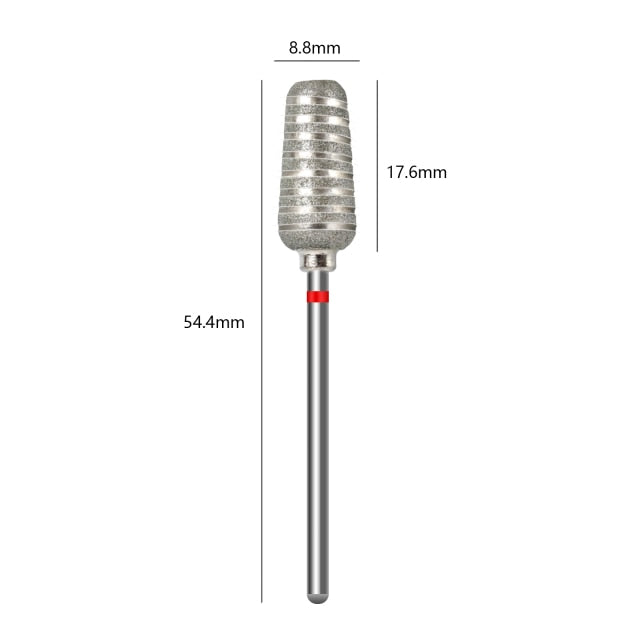 Diamond Nail Drill Bit Sanding Band Paper Rotary Burr Foot Rasp Cuticle Cutter Pedicure Tool Accessories Mill Manicure Feet File