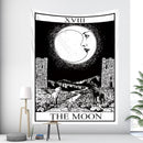 Tarot card psychedelic scene home decoration art tapestry hippie bohemian decoration divination wall hanging sheets
