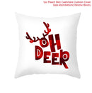 Christmas Cushion Cover Merry Christmas Decorations For Home 2021 Cristmas Ornament Pillow Case Xmas Navidad Gifts New Year 2022