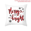 Christmas Cushion Cover Merry Christmas Decorations For Home 2021 Cristmas Ornament Pillow Case Xmas Navidad Gifts New Year 2022