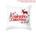Christmas Cushion Cover Merry Christmas Decorations For Home 2021 Cristmas Ornament Pillow Case Xmas Navidad Gifts New Year 2022