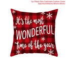 Christmas Cushion Cover Merry Christmas Decorations For Home 2021 Cristmas Ornament Pillow Case Xmas Navidad Gifts New Year 2022