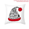 Christmas Cushion Cover Merry Christmas Decorations For Home 2021 Cristmas Ornament Pillow Case Xmas Navidad Gifts New Year 2022