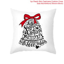 Christmas Cushion Cover Merry Christmas Decorations For Home 2021 Cristmas Ornament Pillow Case Xmas Navidad Gifts New Year 2022