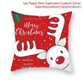 Christmas Cushion Cover Merry Christmas Decorations For Home 2021 Cristmas Ornament Pillow Case Xmas Navidad Gifts New Year 2022