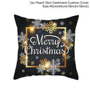 Christmas Cushion Cover Merry Christmas Decorations For Home 2021 Cristmas Ornament Pillow Case Xmas Navidad Gifts New Year 2022