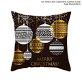 Christmas Cushion Cover Merry Christmas Decorations For Home 2021 Cristmas Ornament Pillow Case Xmas Navidad Gifts New Year 2022