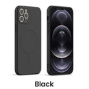 Liquid Silicone Magnetic Case for iPhone 12 Pro Max 11Pro X Xs Xr 7 8 Plus 13 Mini Wireless Charger Magsafing Magnet Back Cover