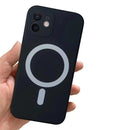 Liquid Silicone Magnetic Case for iPhone 12 Pro Max 11Pro X Xs Xr 7 8 Plus 13 Mini Wireless Charger Magsafing Magnet Back Cover