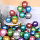 10pcs 5/10/12inch Glossy Metal Pearl Latex Balloons Thick Chrome Metallic Colors helium Air Balls Globos Birthday Party Decor