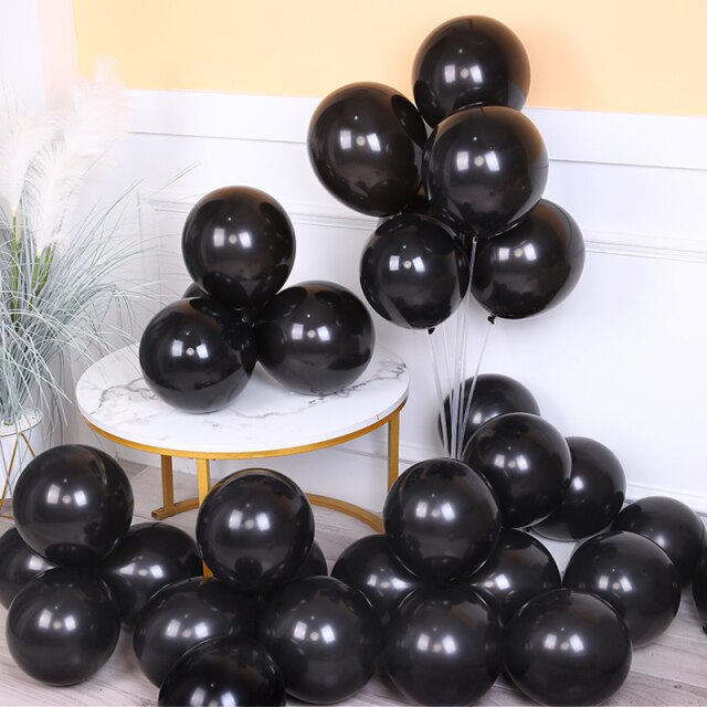 10pcs 5/10/12inch Glossy Metal Pearl Latex Balloons Thick Chrome Metallic Colors helium Air Balls Globos Birthday Party Decor