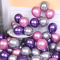 10pcs 5/10/12inch Glossy Metal Pearl Latex Balloons Thick Chrome Metallic Colors helium Air Balls Globos Birthday Party Decor