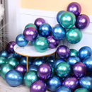 10pcs 5/10/12inch Glossy Metal Pearl Latex Balloons Thick Chrome Metallic Colors helium Air Balls Globos Birthday Party Decor