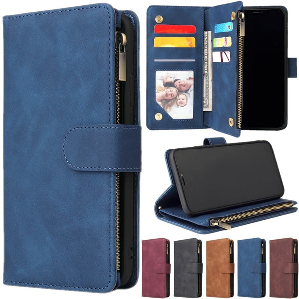 Retro Flip Leather Case for Samsung Galaxy A01 A10 E A11 A12 A20E A21 S A31 A41 A50 A51 5G A52 A70 A71 5G A72 Cards Wallet Cover