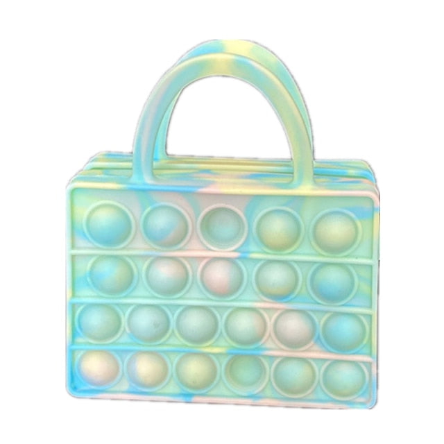 New Pop It Push Bubble Fidget Toys Pencil Case Children Stress Relief Squeeze Toy Antistress Popit Soft Squishy Kids Toys Gifts